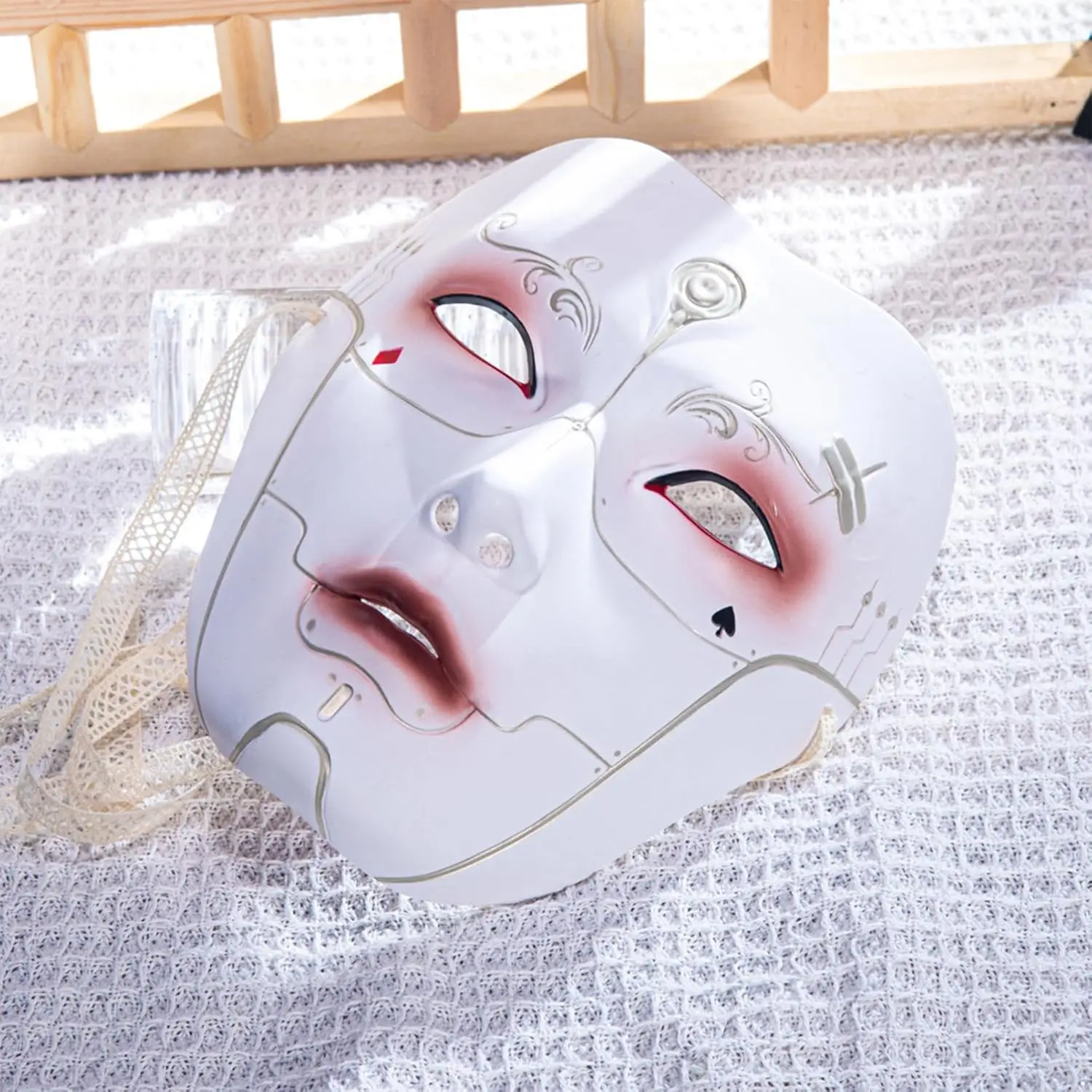 Masque Japonais Cosplay Femme - Image 2