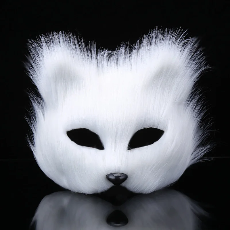 Masque Japonais Renard à Fourrure - Image 2