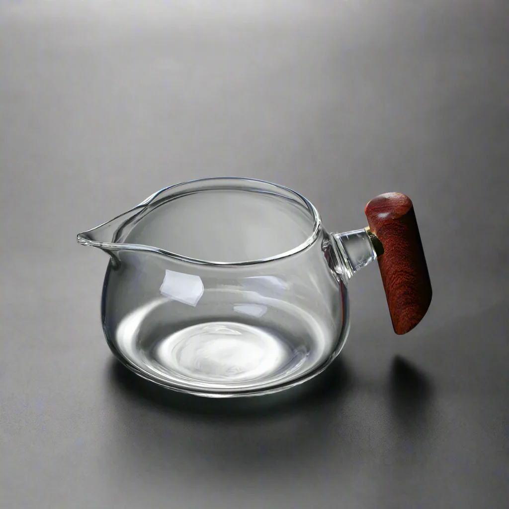Mini Théière Japonaise en Verre à Poignée - Image 2