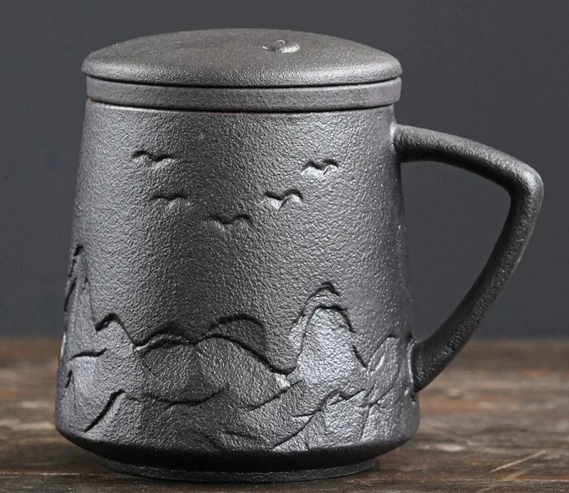 Mug en céramique rétro japonais - Image 4