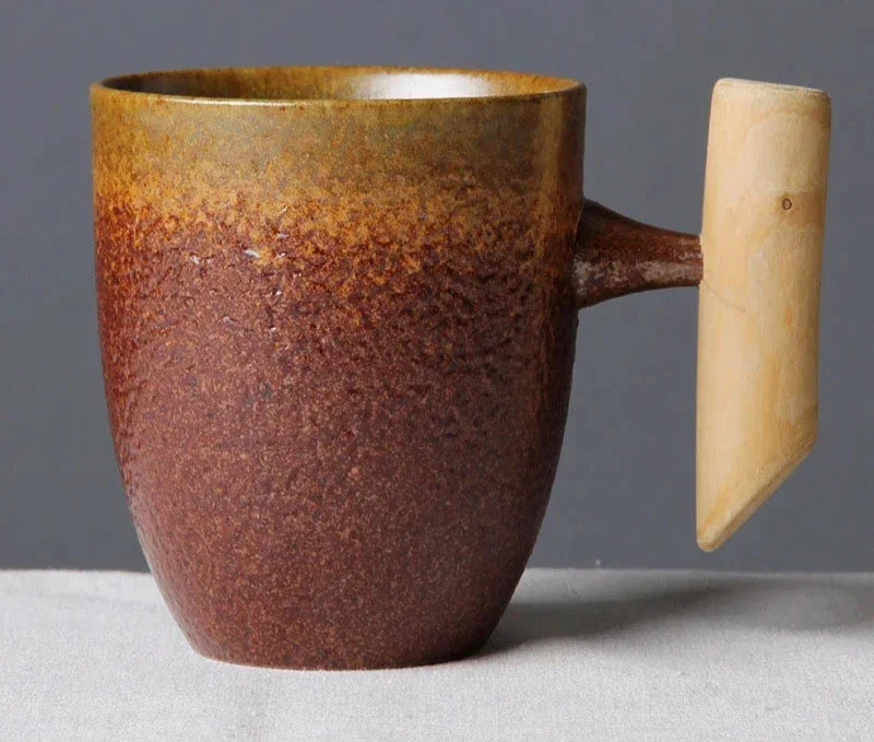 Mug japonais avec poignée en bois - Image 11