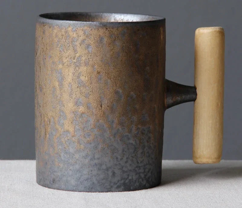 Mug japonais avec poignée en bois - Image 12