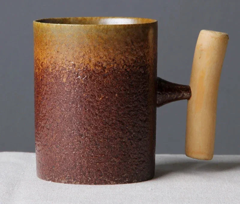 Mug japonais avec poignée en bois - Image 17