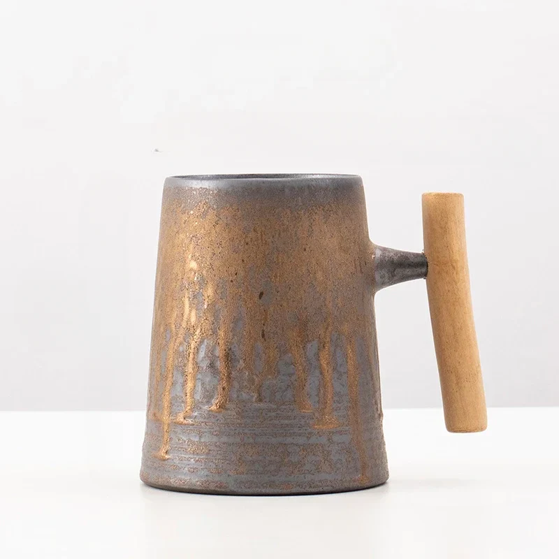 Mug japonais avec poignée en bois - Image 22
