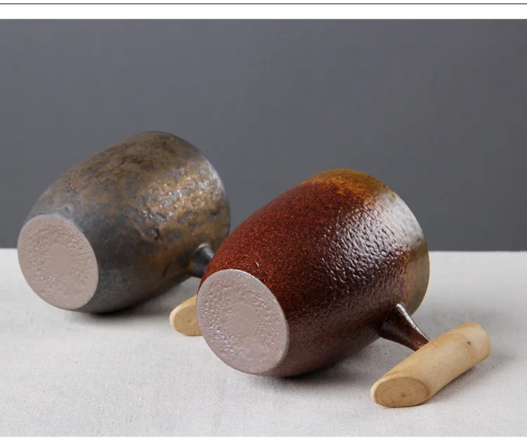 Mug japonais avec poignée en bois - Image 4