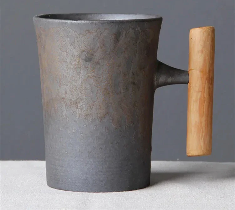 Mug japonais avec poignée en bois - Image 8