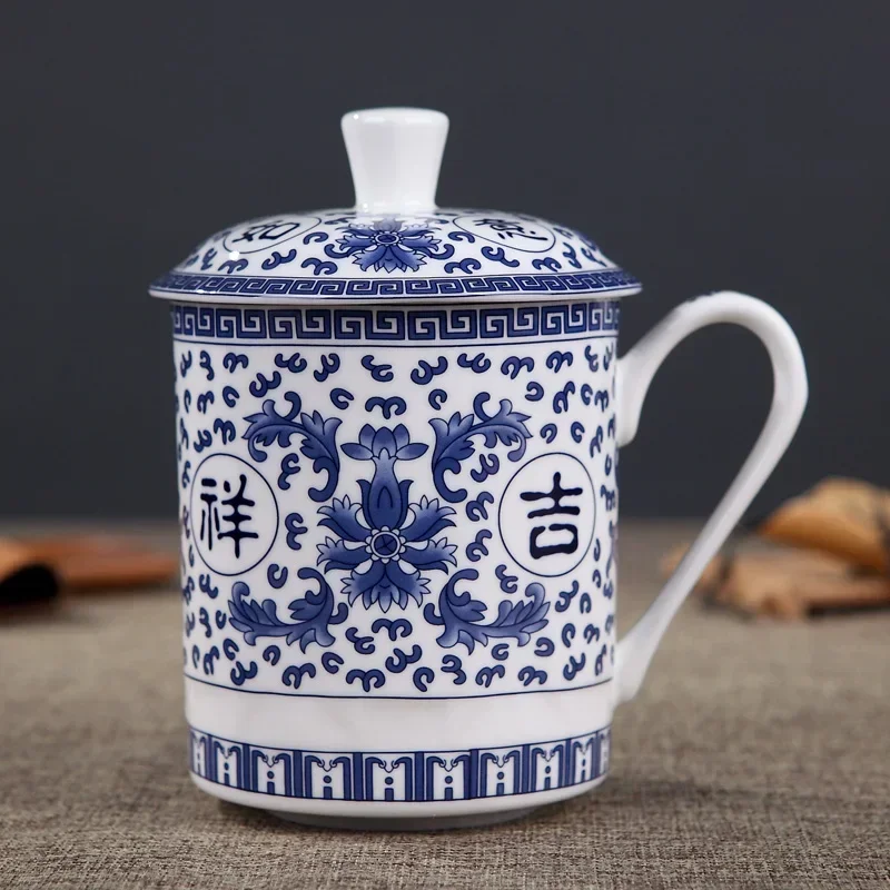 Mug Japonais En Céramique À Couvercle