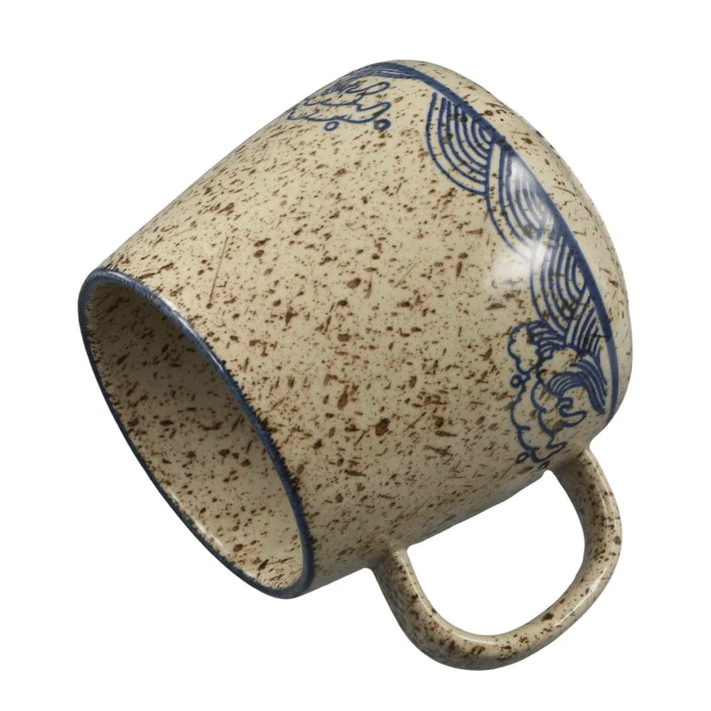 Mug Japonais Vagues Vintage - Image 5