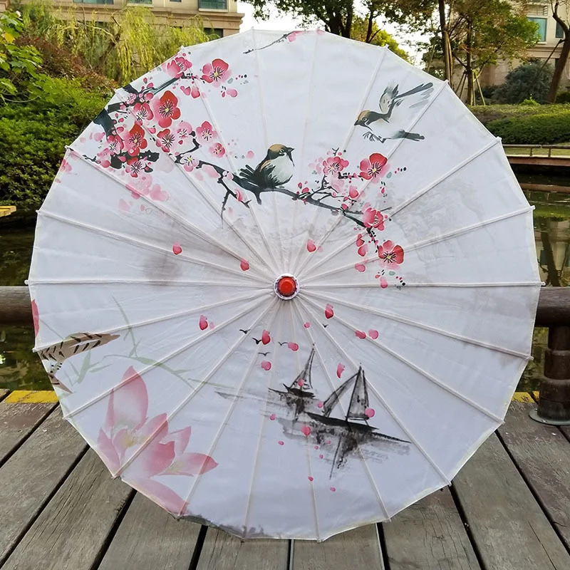 Ombrelle Japonaise Blanche - Image 3