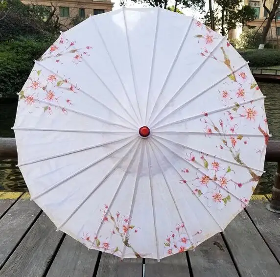 Ombrelle Japonaise Blanche - Image 4