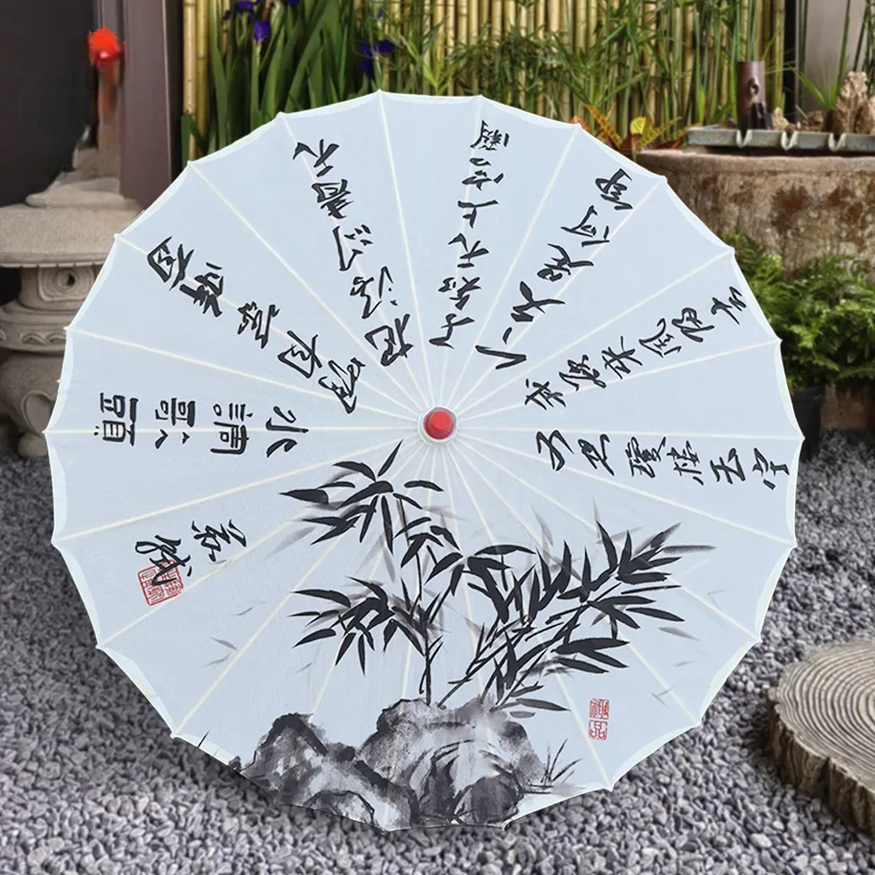 Ombrelle Japonaise Blanche Design - Image 3