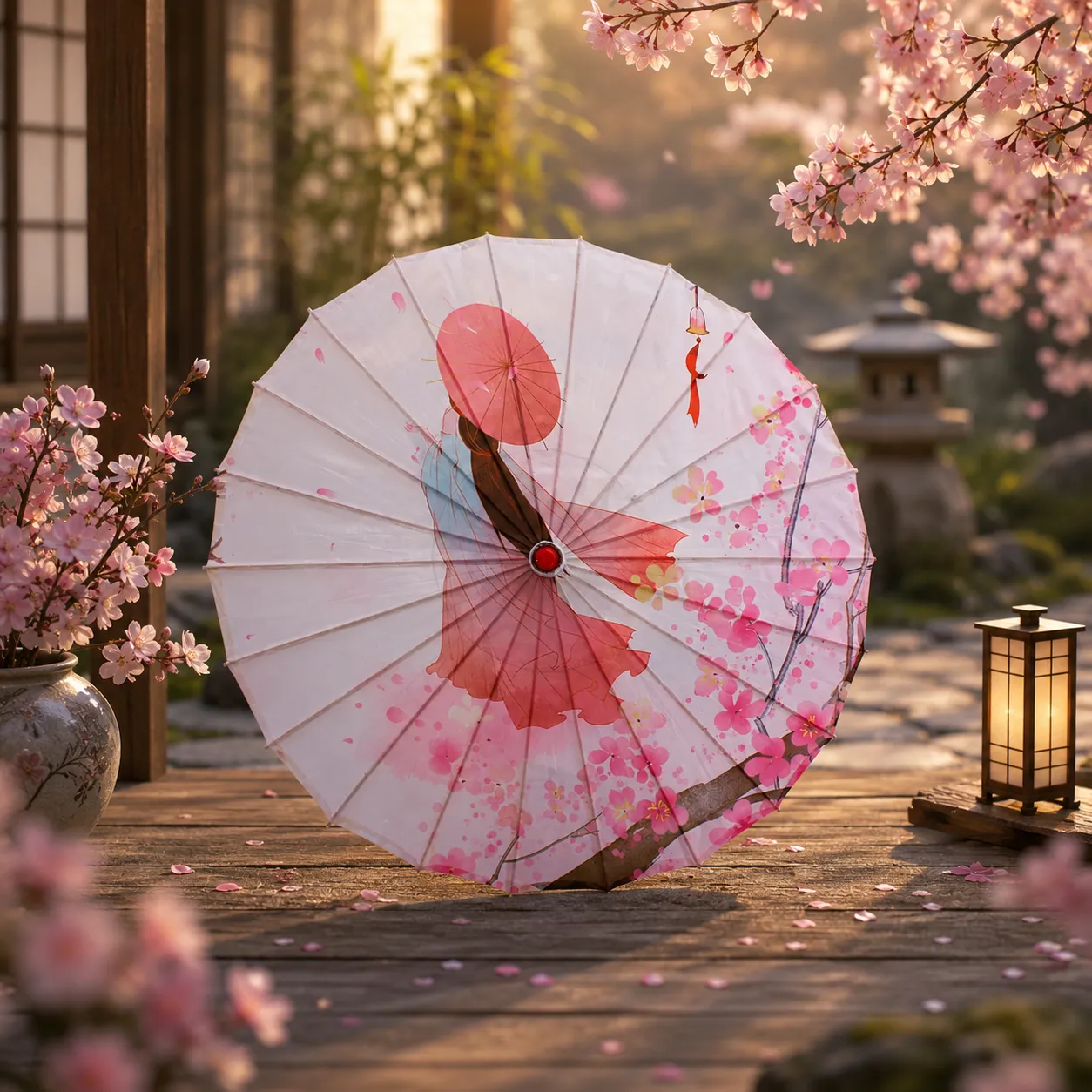 Ombrelle Japonaise Femme Sakura