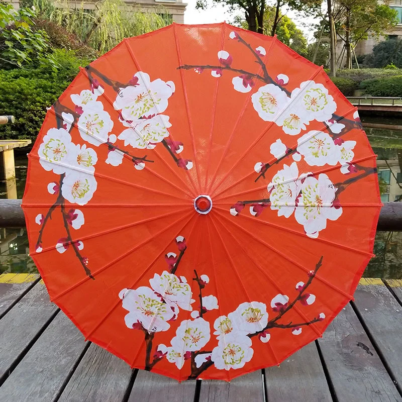 Ombrelle Japonaise Rouge - Image 5