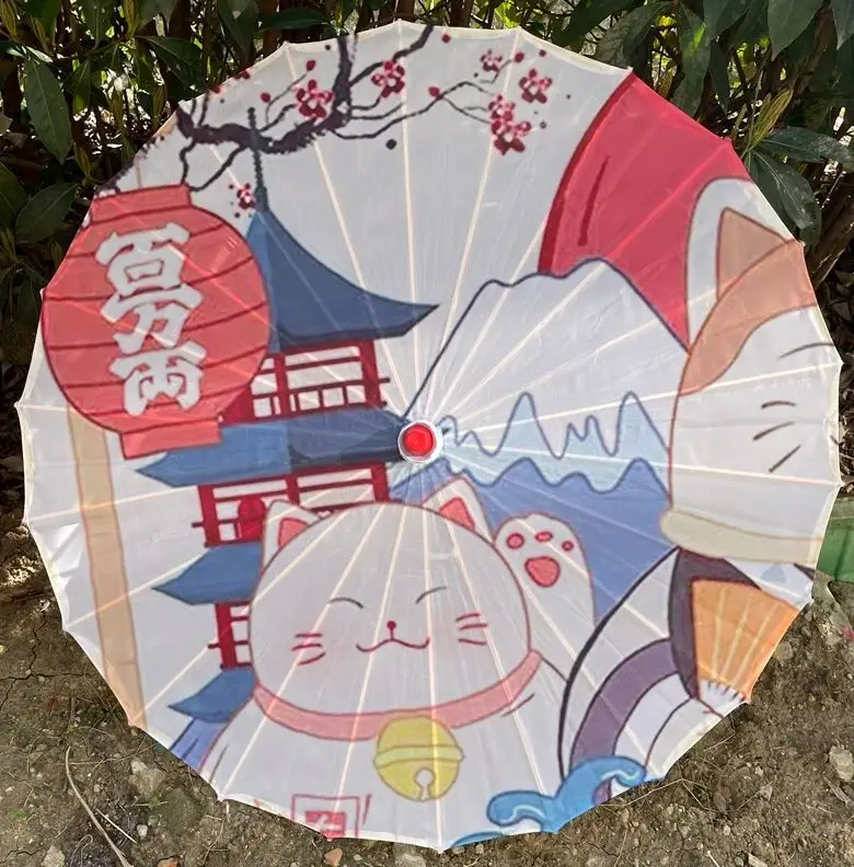 Ombrelle Maneki Neko Japonais - Image 2