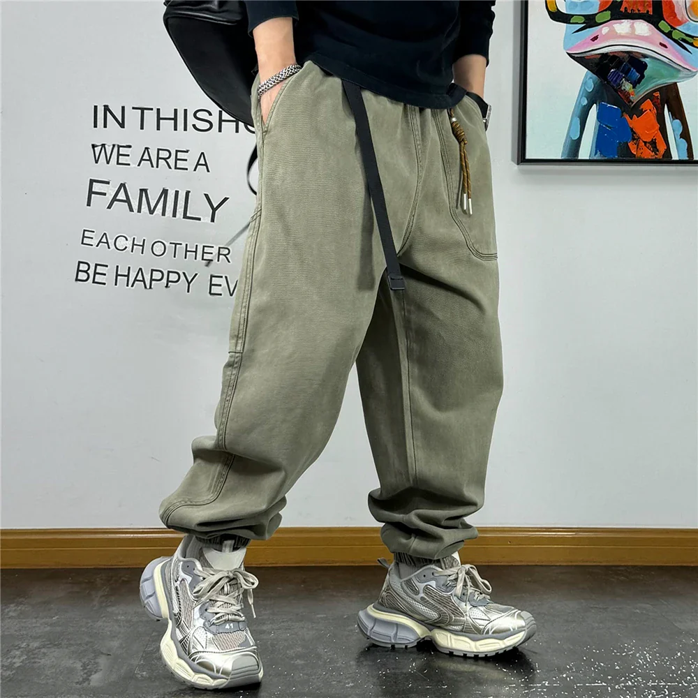 Pantalon Baggy Cargo Japonais Streetwear - Image 2