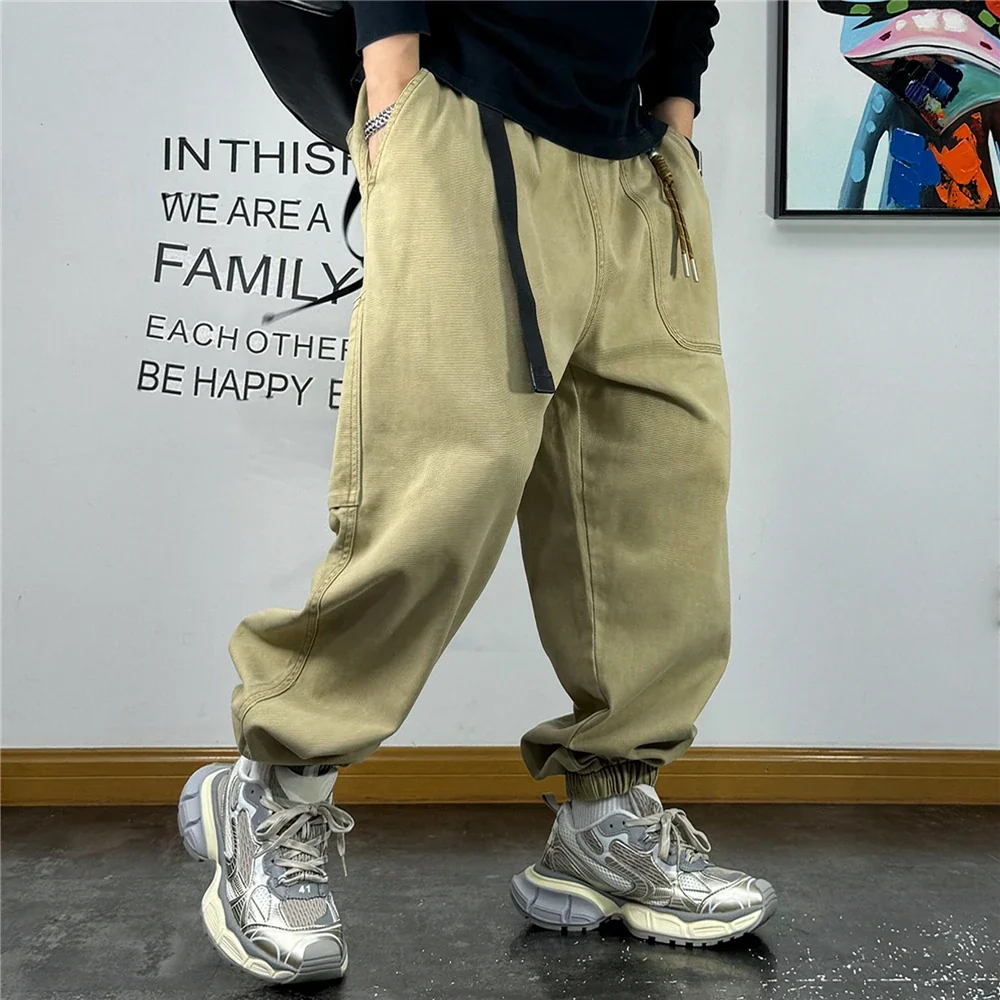 Pantalon Baggy Cargo Japonais Streetwear - Image 3
