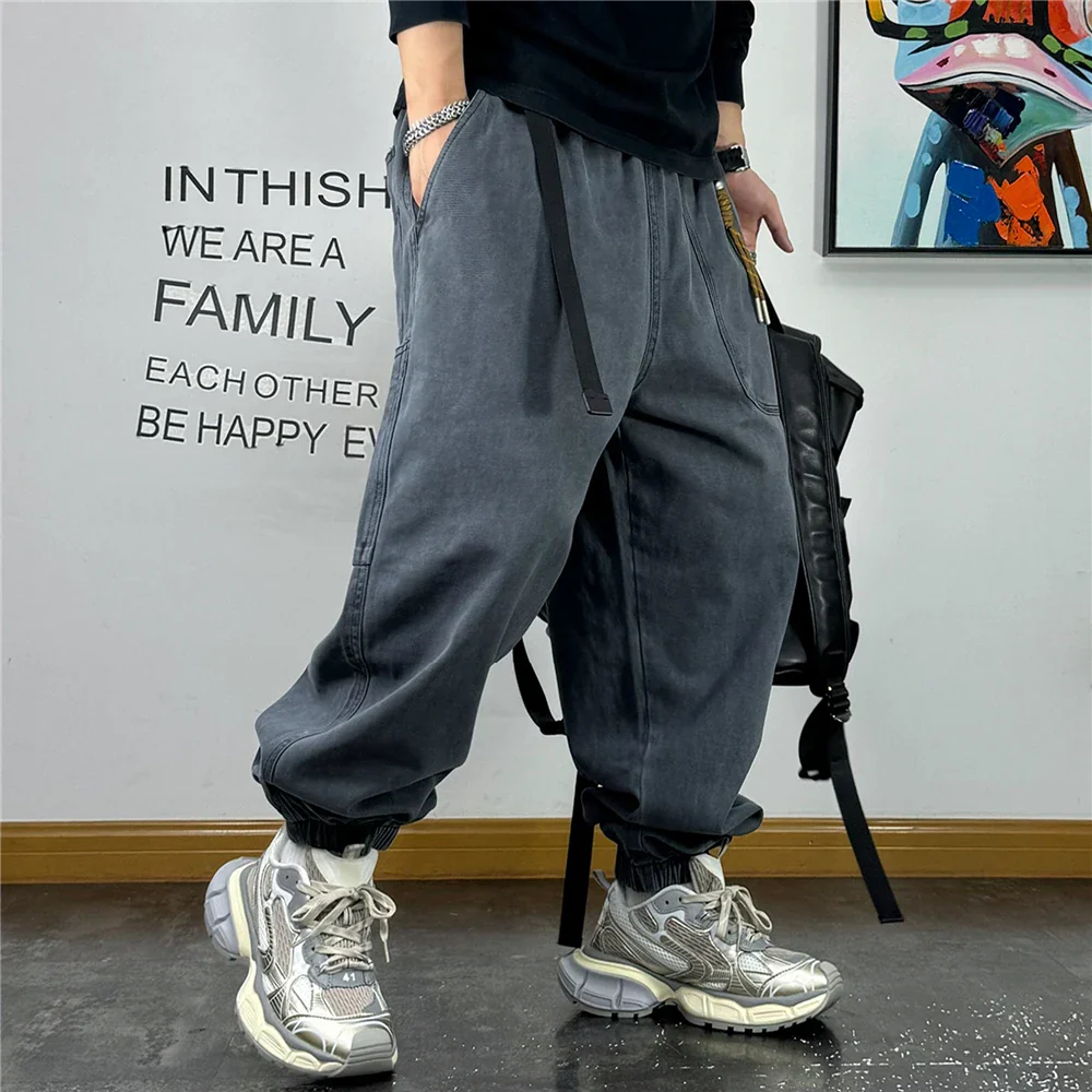 Pantalon Baggy Cargo Japonais Streetwear - Image 4