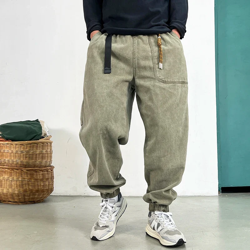 Pantalon Baggy Japonais Vintage Décontracté - Image 2