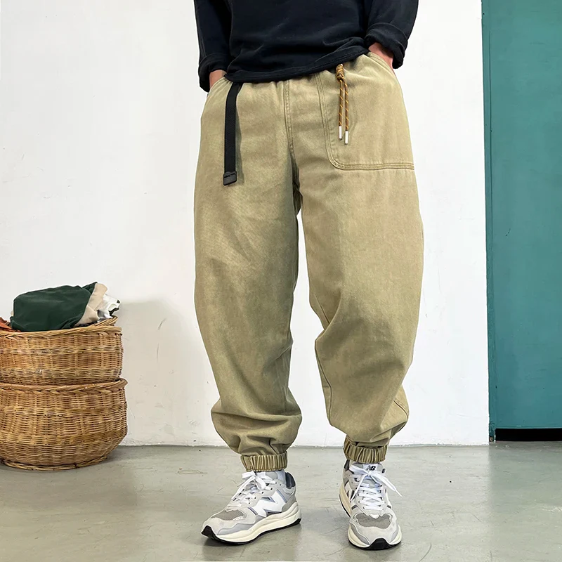 Pantalon Baggy Japonais Vintage Décontracté - Image 3