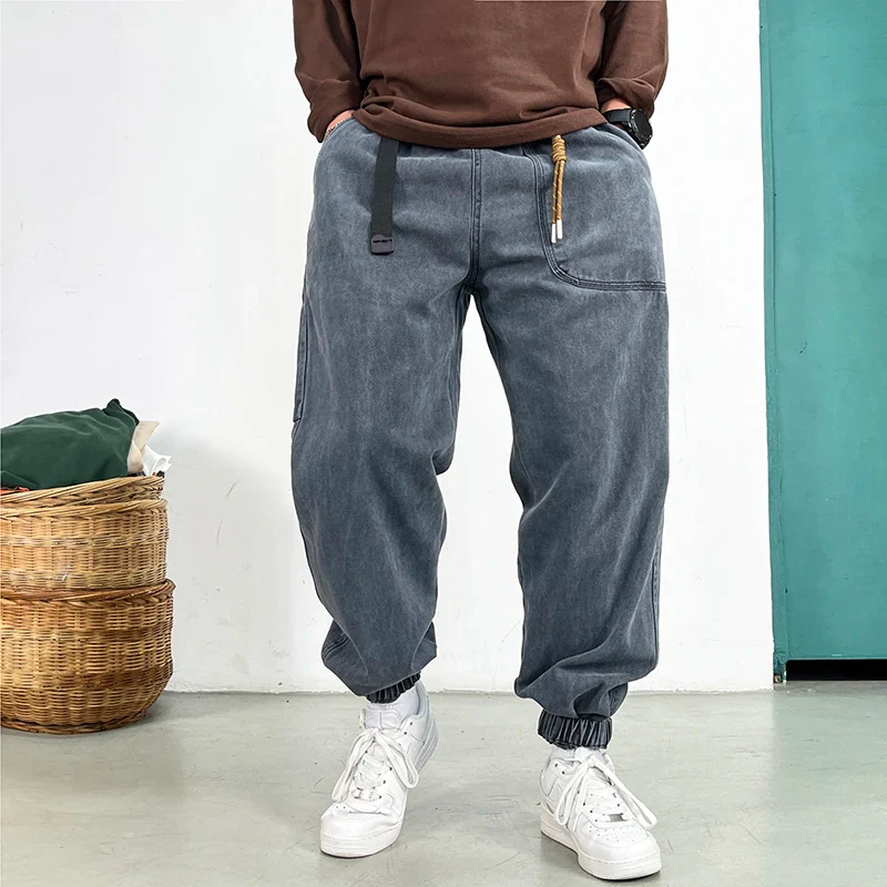 Pantalon Baggy Japonais Vintage Décontracté - Image 4