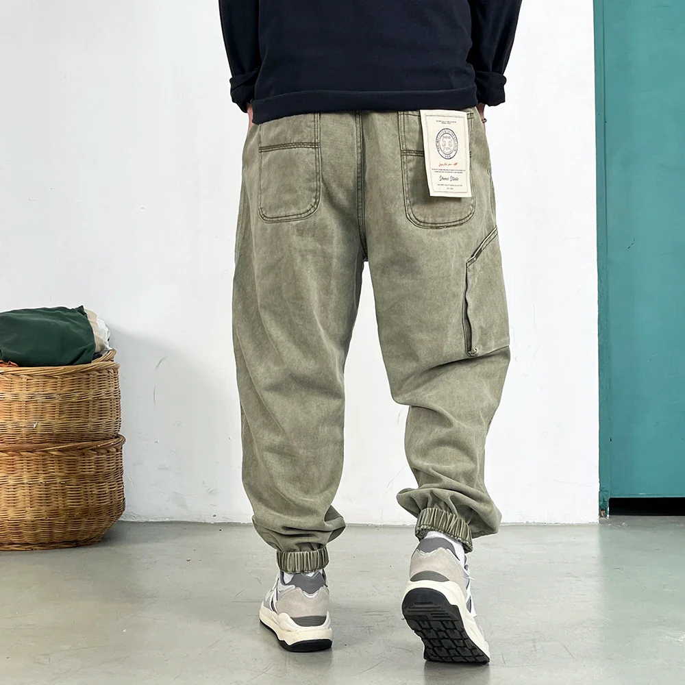 Pantalon Baggy Japonais Vintage Décontracté - Image 5