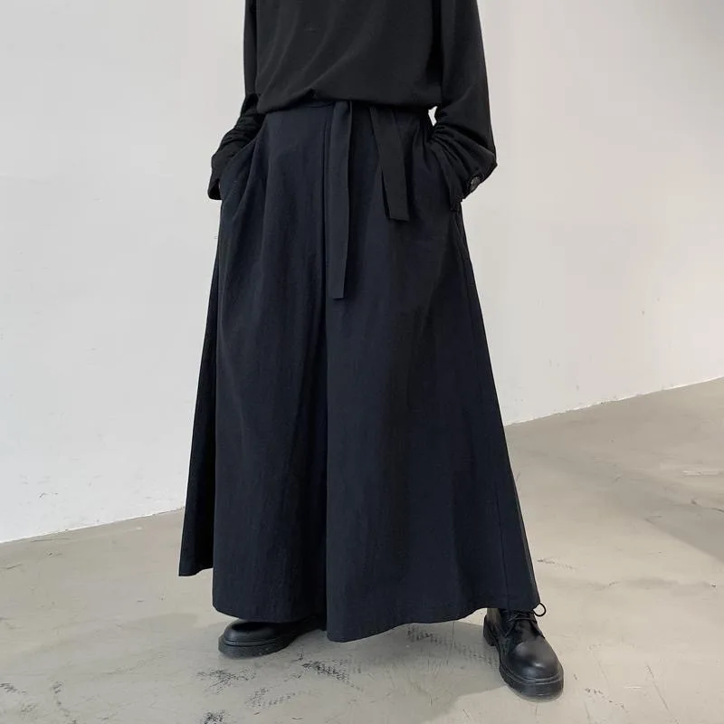 Pantalon Hakama Japonais Noir