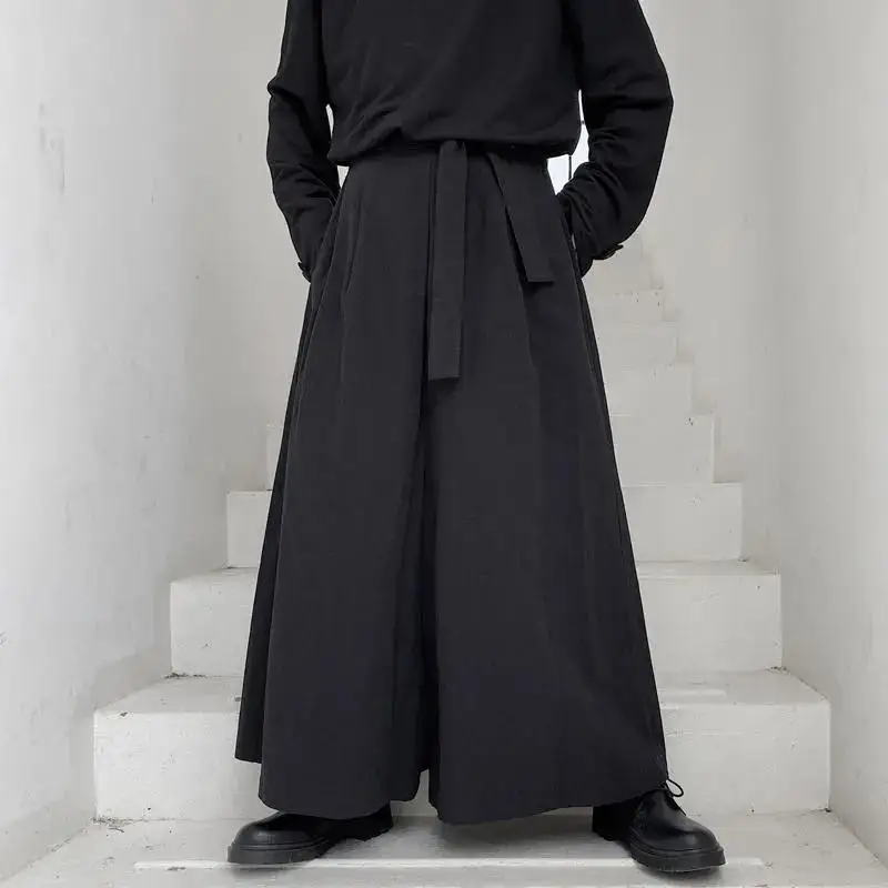 Pantalon Hakama Japonais Noir - Image 4