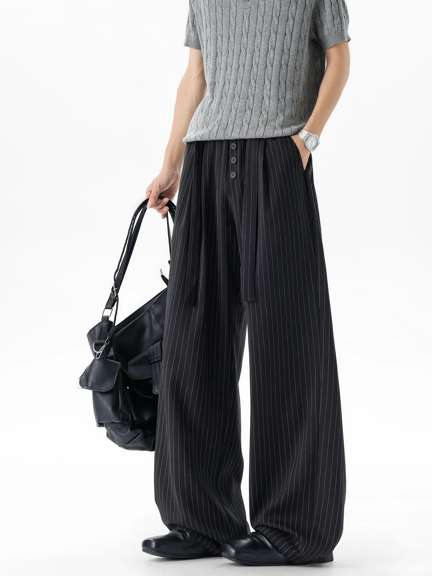 Pantalon Japonais à Rayures - Image 2
