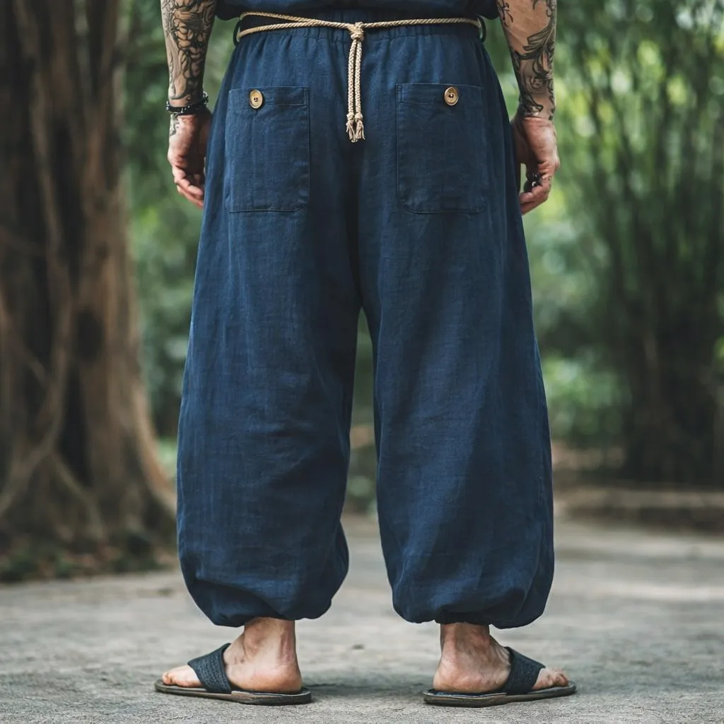 Pantalon Japonais Ample à Double Poches - Image 2