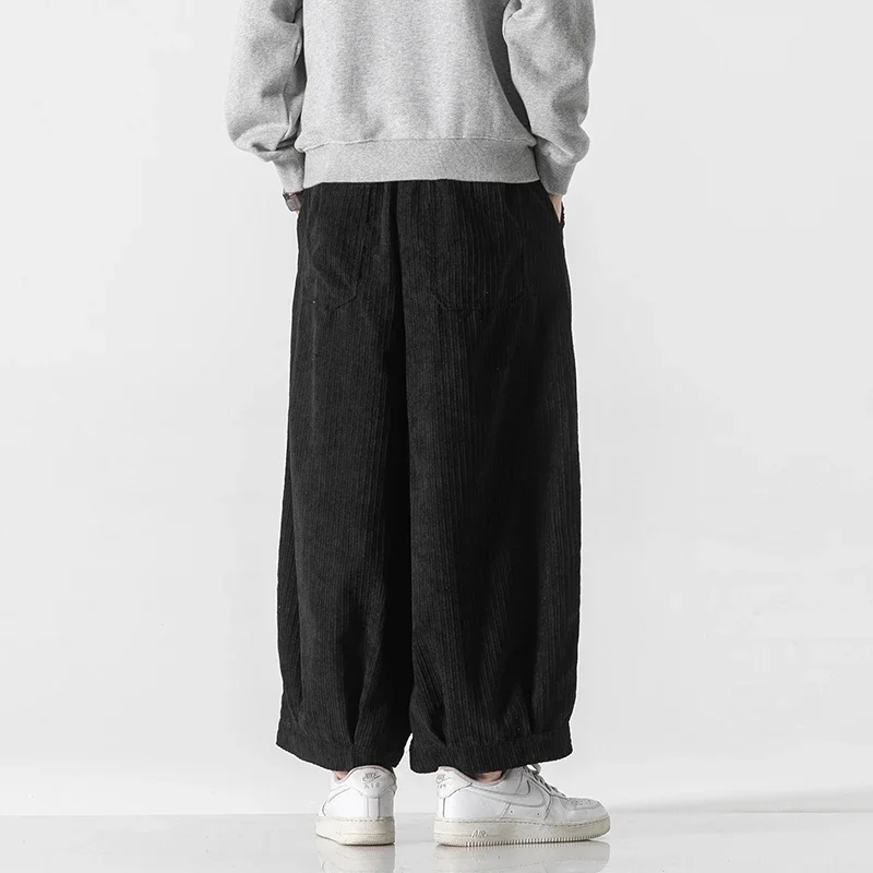 Pantalon Japonais Ample en Velours Côtelé - Image 3