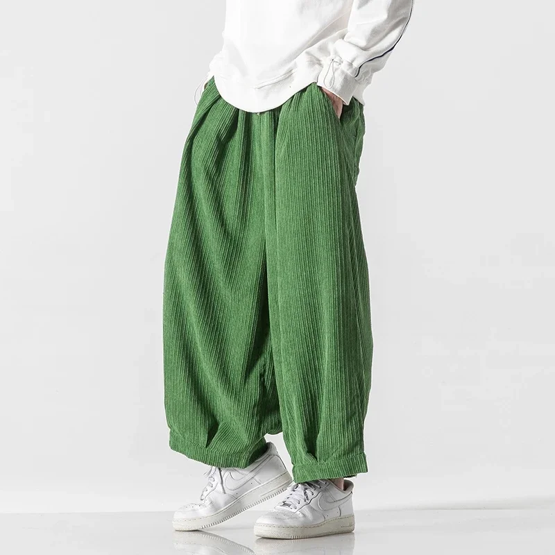 Pantalon Japonais Ample en Velours Côtelé - Image 5