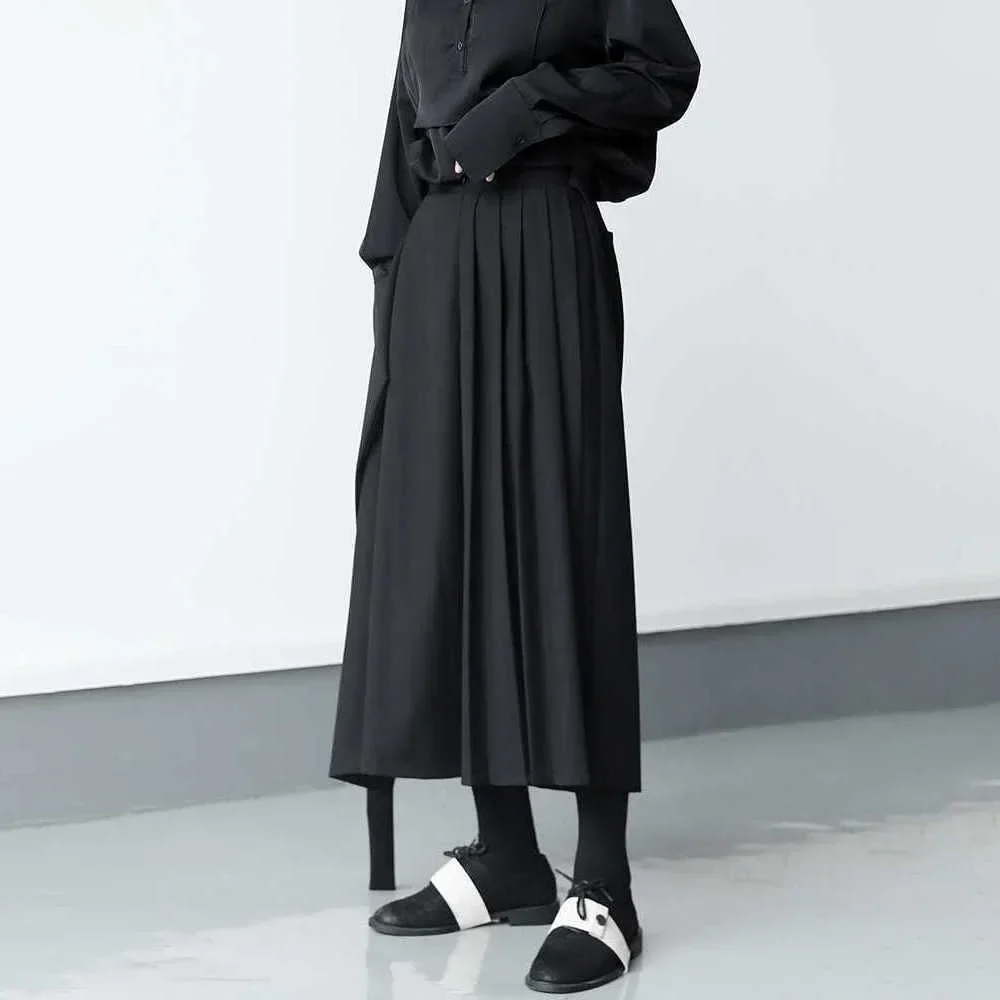 Pantalon Japonais Asymétrique Plissé - Image 3