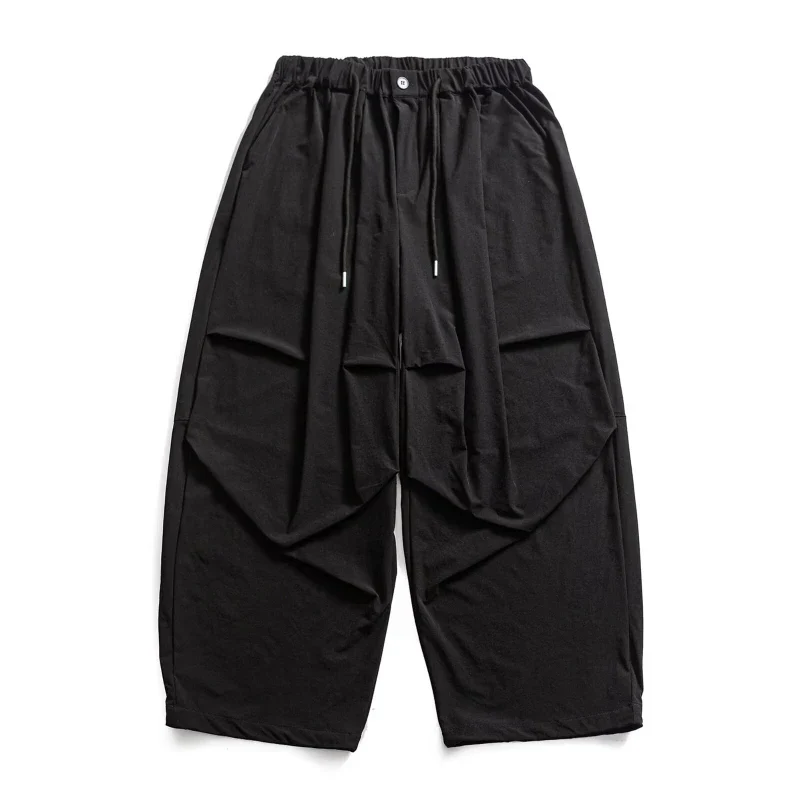 Pantalon Japonais Décontracté à Jambes Larges - Image 4