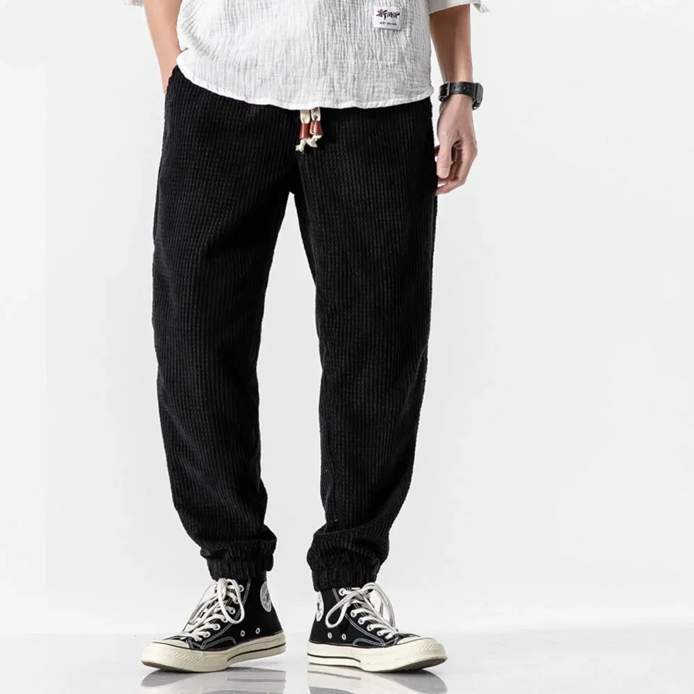 Pantalon Japonais Décontracté en Velours - Image 5