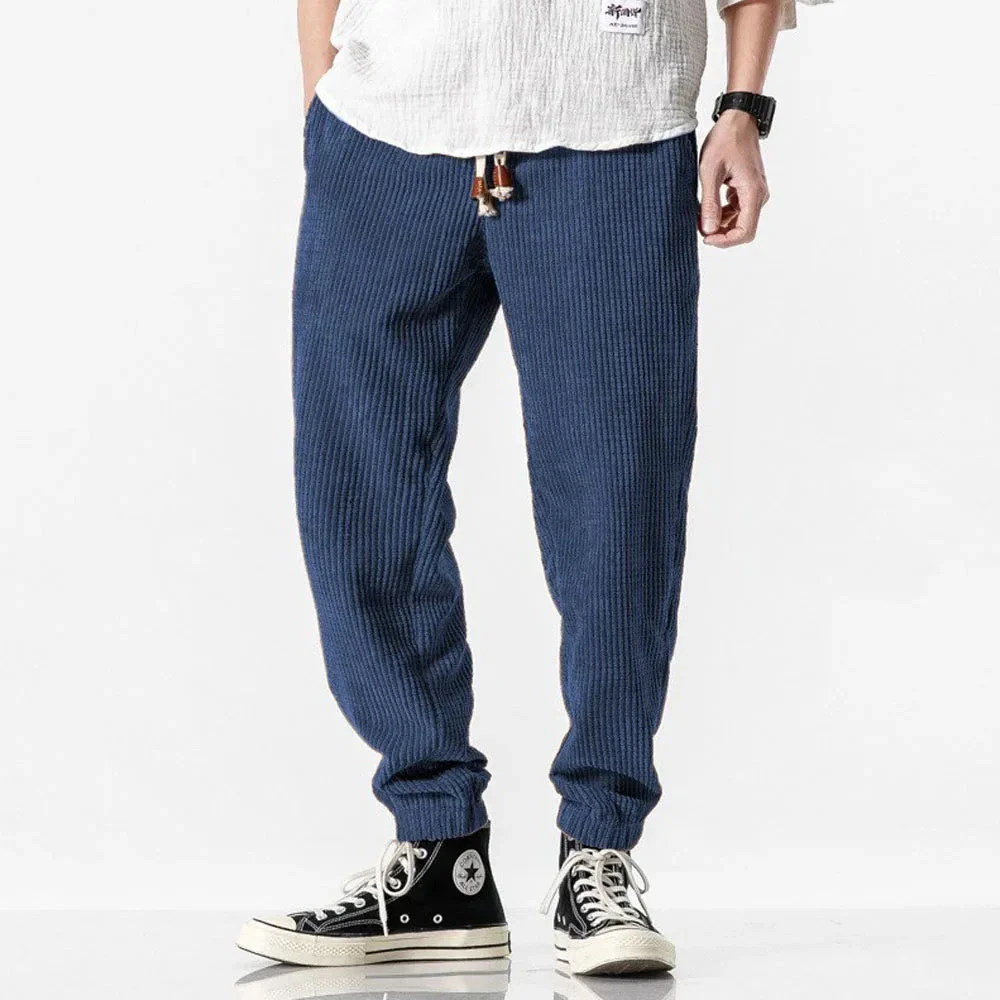 Pantalon Japonais Décontracté en Velours - Image 7