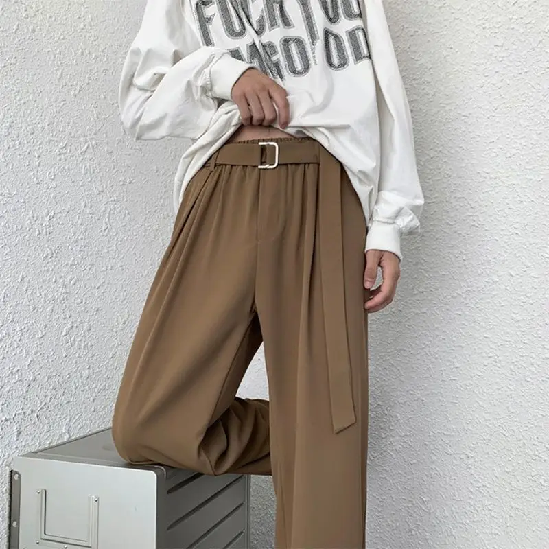 Pantalon Japonais Droit Ceinturé