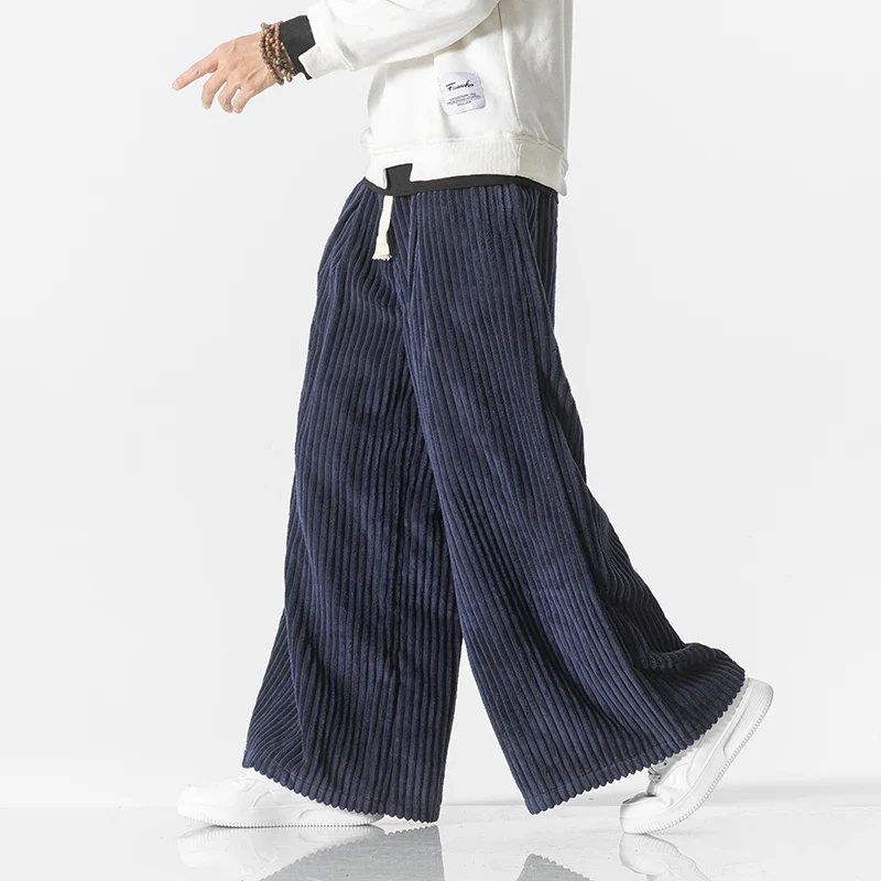 Pantalon Japonais Large en Velours - Image 2