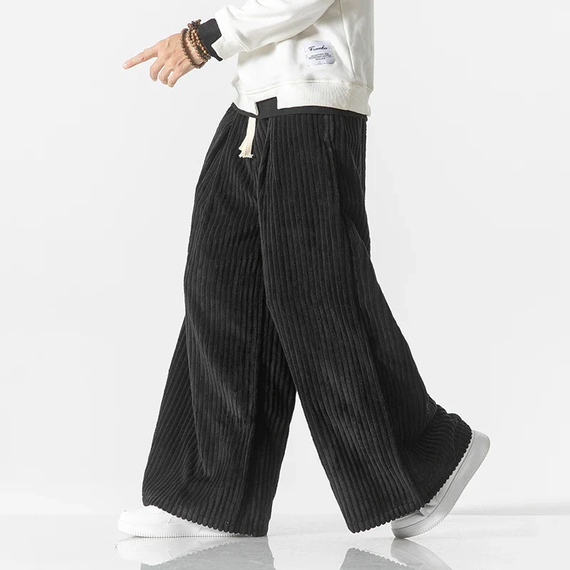 Pantalon Japonais Large en Velours - Image 3