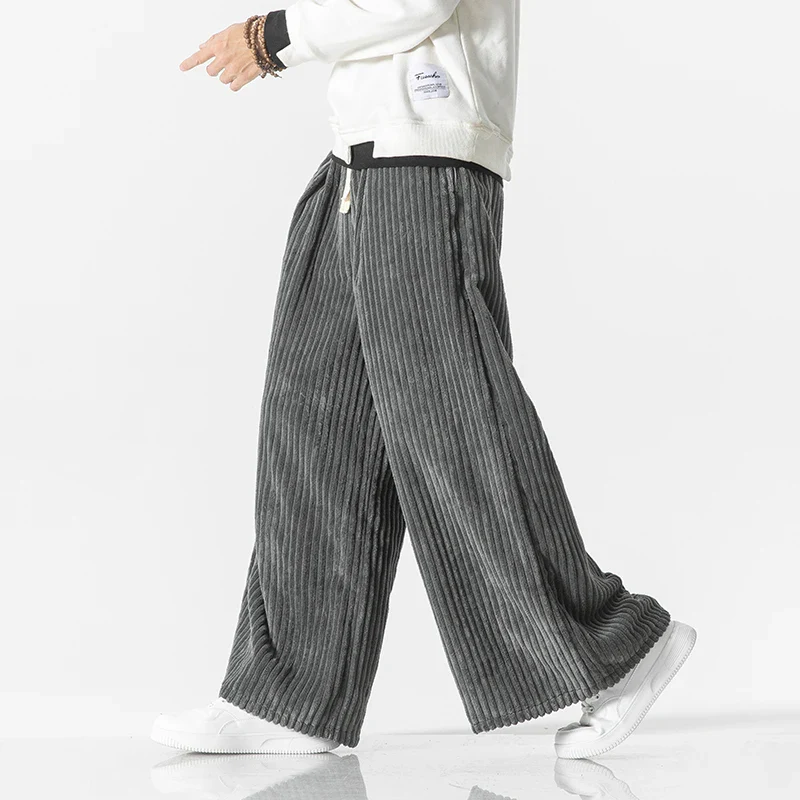 Pantalon Japonais Large en Velours - Image 4