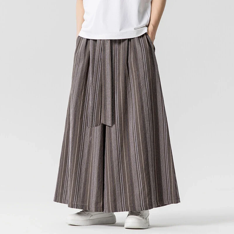 Pantalon Japonais Large Rayé - Image 4