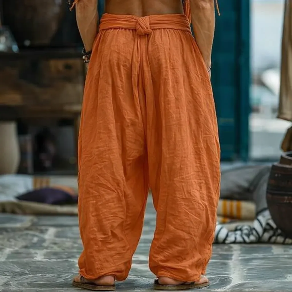 Pantalon Japonais Léger Ample - Image 4
