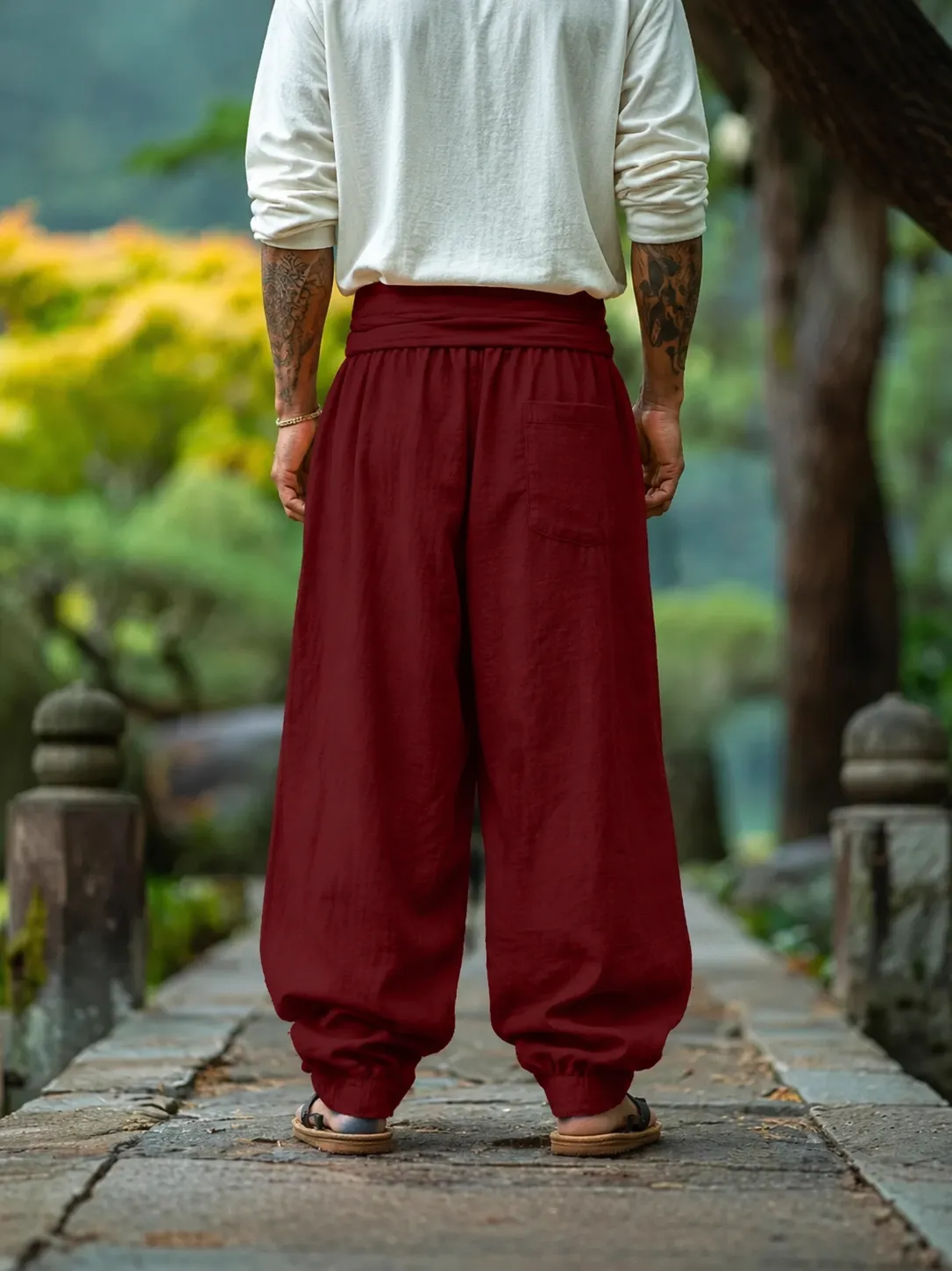Pantalon Japonais Léger Décontracté - Image 3