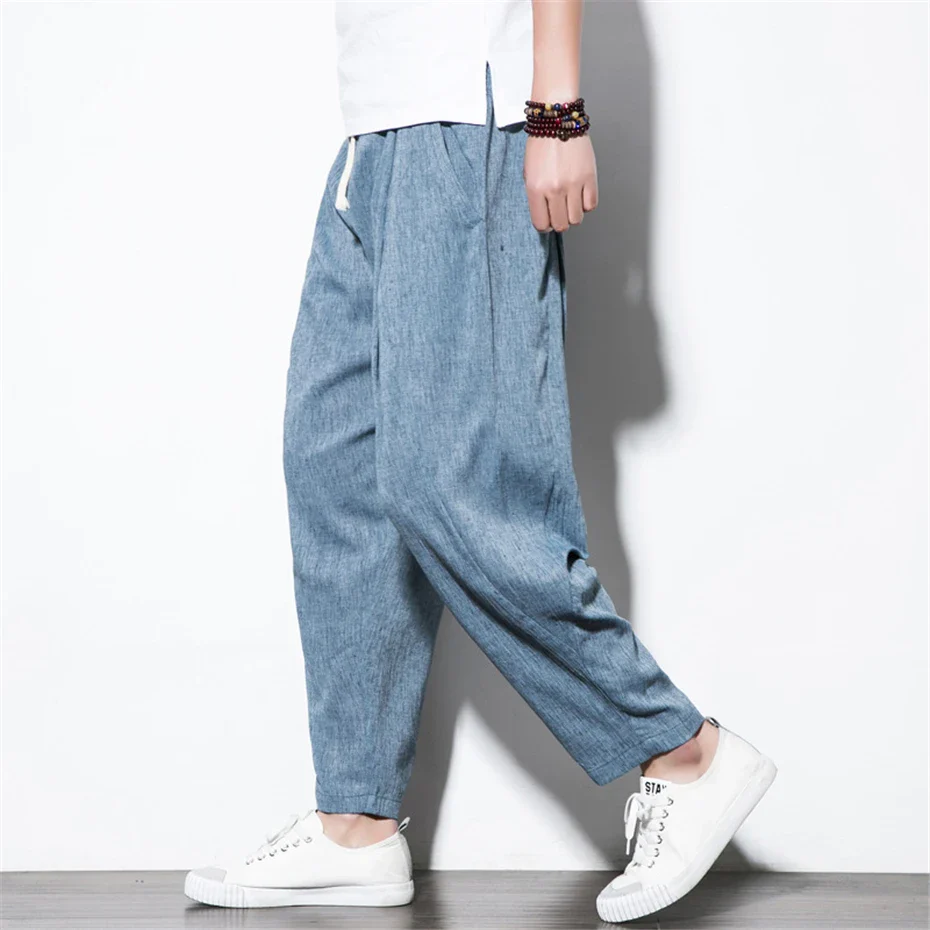 Pantalon Japonais Lin Respirant - Image 2