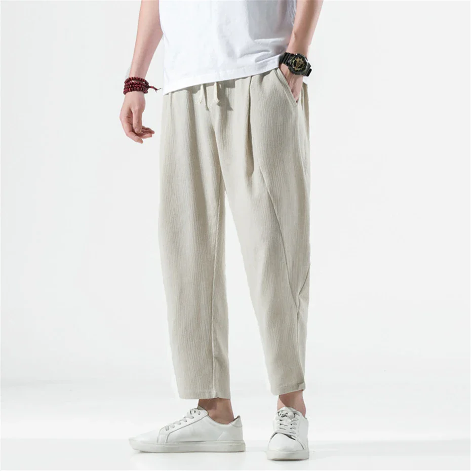 Pantalon Japonais Lin Respirant - Image 3