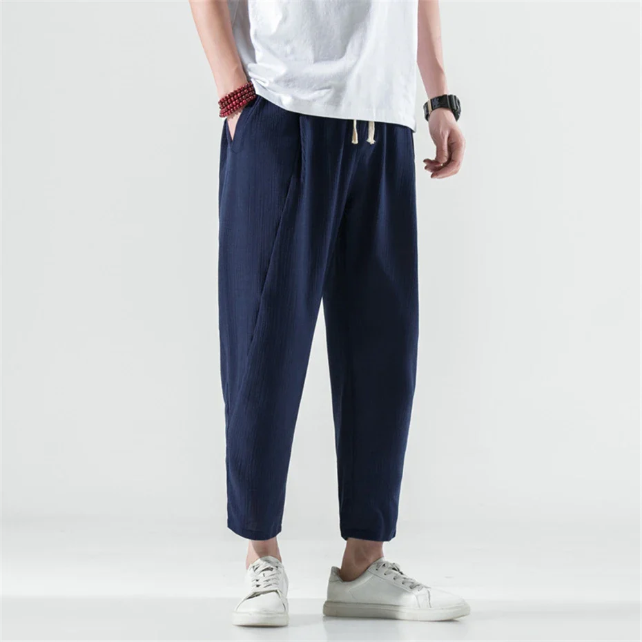 Pantalon Japonais Lin Respirant - Image 4