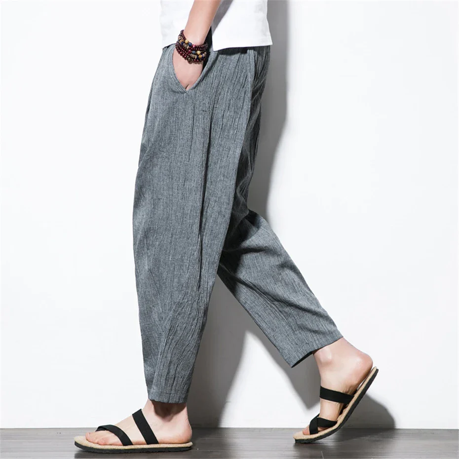 Pantalon Japonais Lin Respirant - Image 5