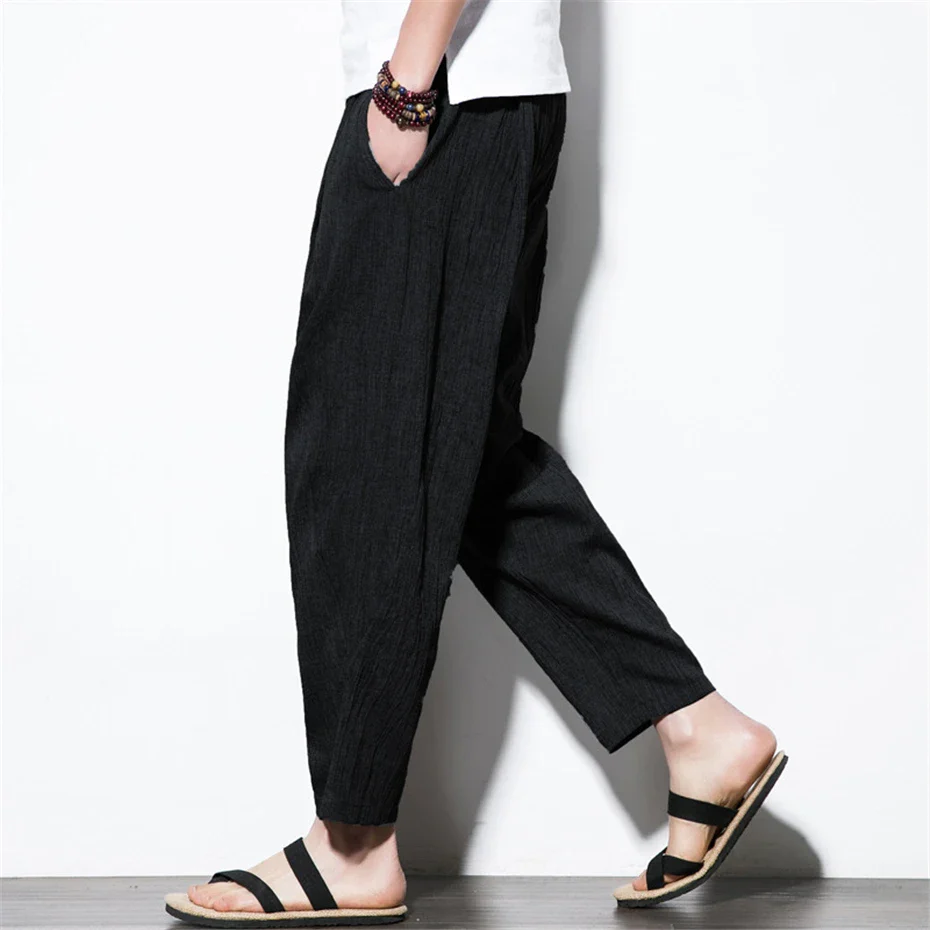 Pantalon Japonais Lin Respirant - Image 6