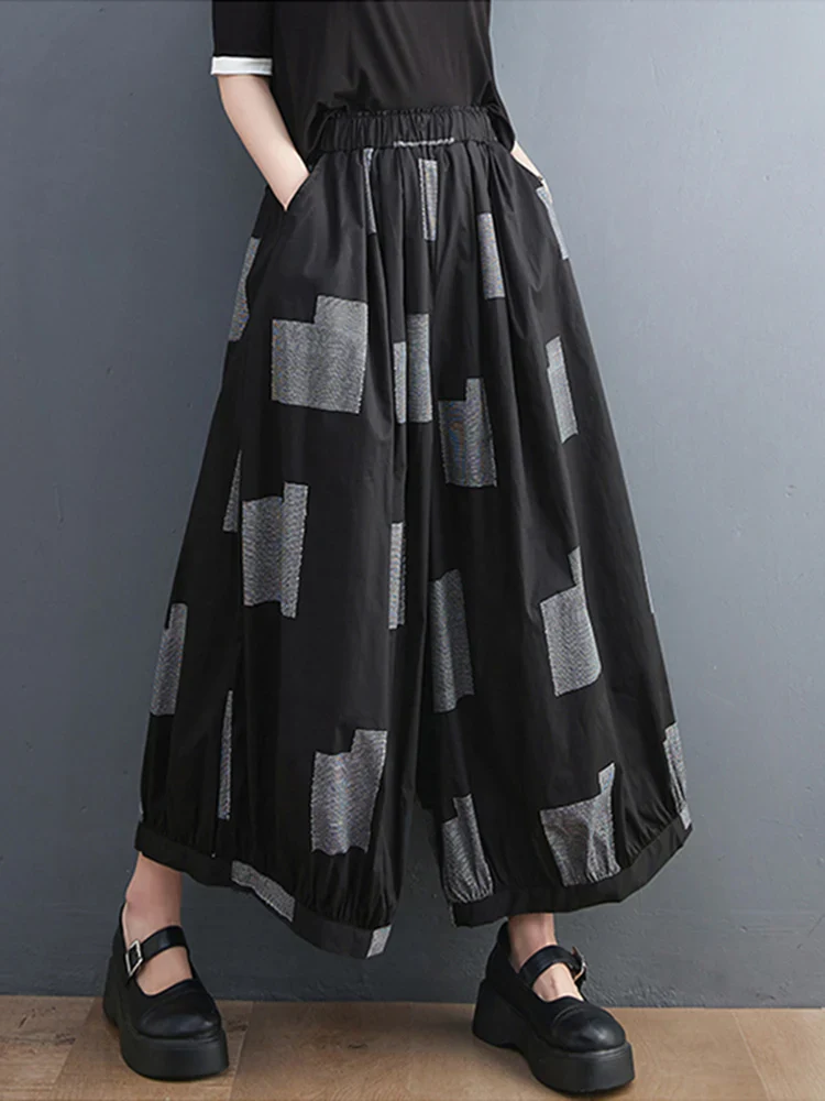 Pantalon Japonais Taille Haute Ample - Image 2