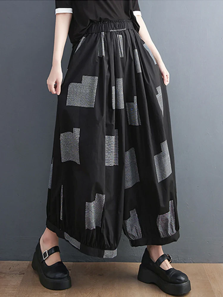 Pantalon Japonais Taille Haute Ample - Image 3