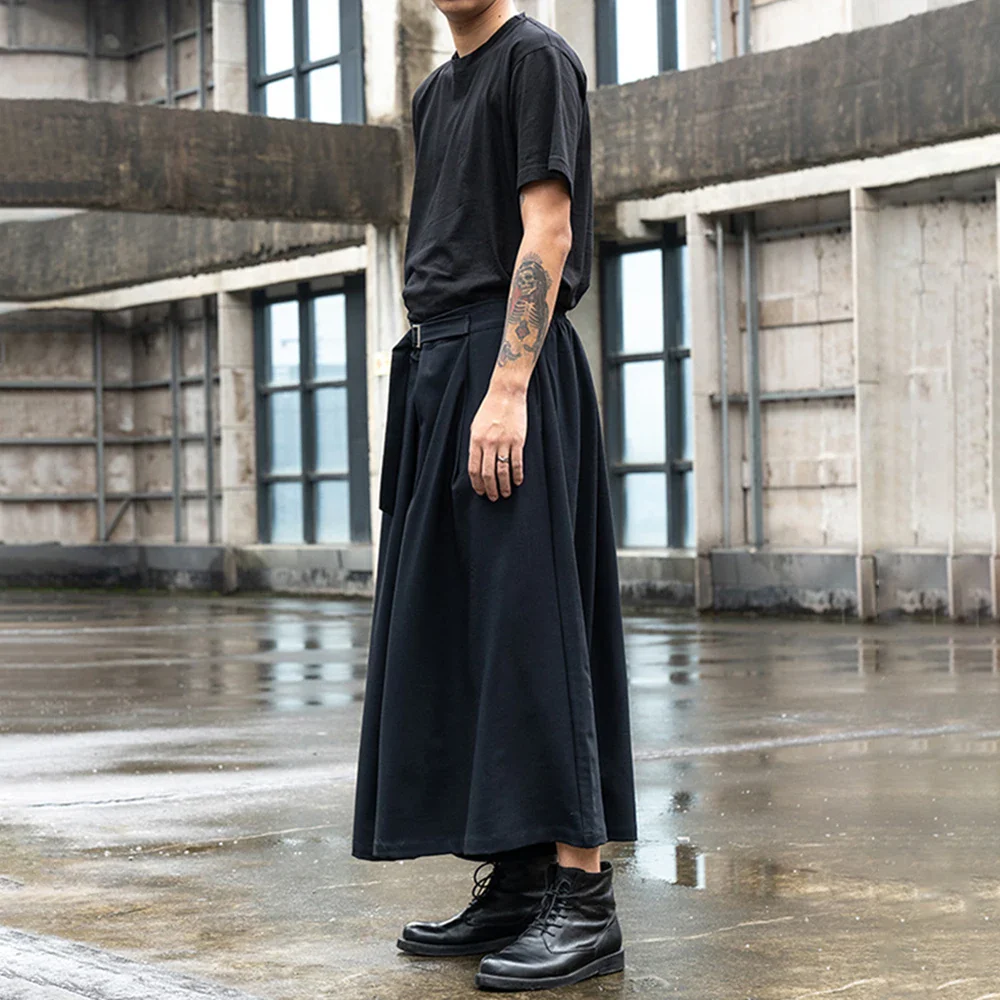 Pantalon Jupe Japonais Ceinturé - Image 4